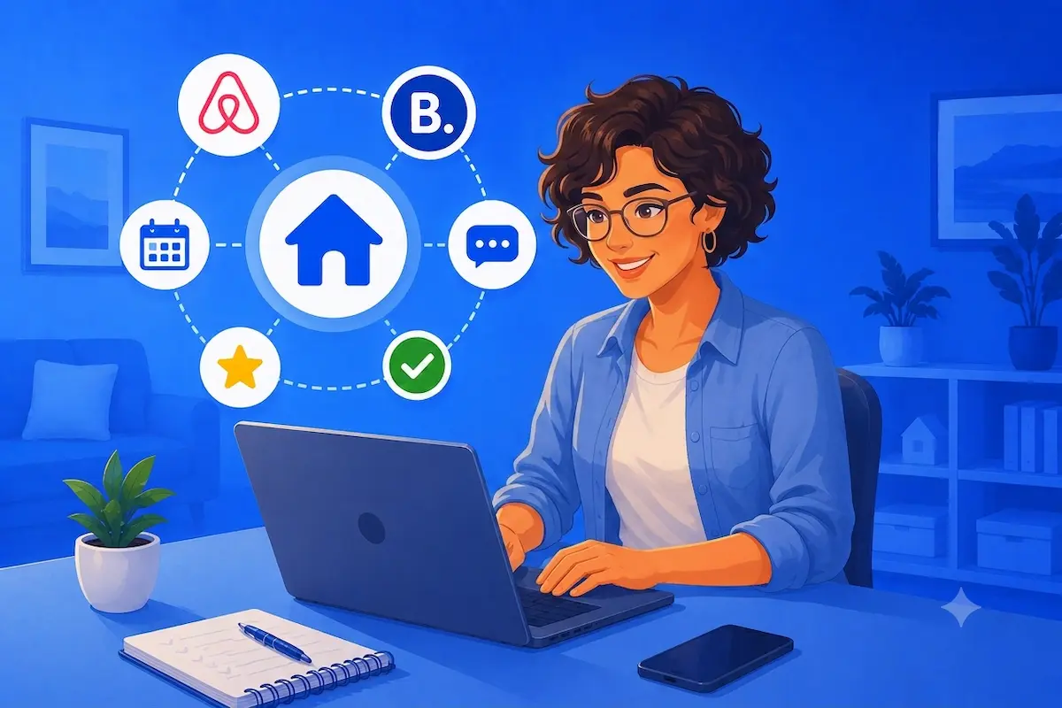 Guia digital do hóspede para gestores de Airbnb: como escalar a experiência sem contratar mais gente